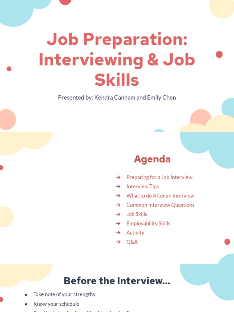 Job Interview Preparation Guide | PDF | Interview | Job Interview
