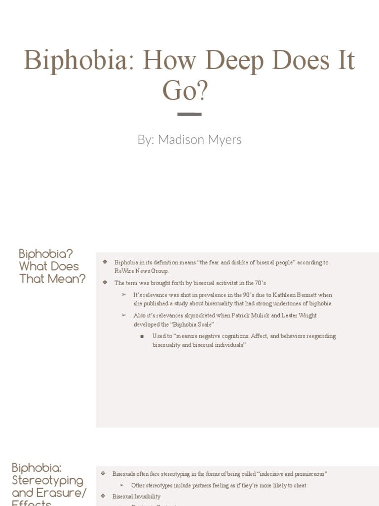 Understanding Biphobia and Its Impact | PDF | Bisexuality | Human Sexuality