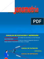 Angulos Elevacion y Depresion Ejemplos