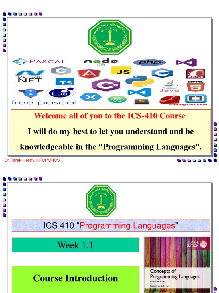 ICS 410: Programming Languages Overview | PDF | Scheme (Programming ...