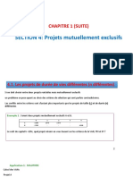 Section 4 Projets Mutuellement Exclusifs (1)