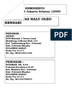 Universitas Halu Oleo Kendari: Ditjen GTK Kemdikbud PO BOX 1053 Jakarta Selatan 12000