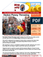 Hedon Blog Community News - Issue 1