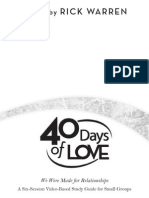 40 Days of Love - Lesson 1