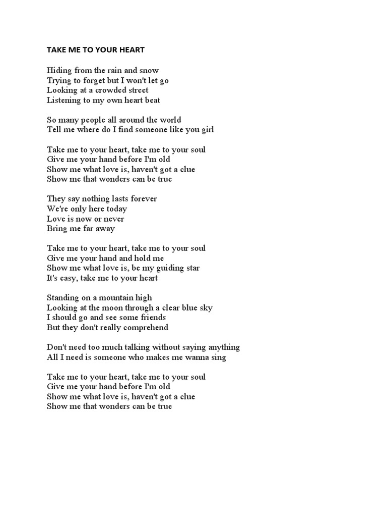 MLTR Lyrics Compilation Download Free PDF Heaven Love