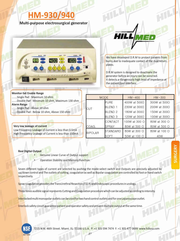 Surgical Equipment Specifications | PDF | Sterilization (Microbiology ...