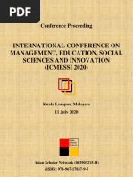 ICMESSI2020 Conference Proceeding