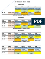 Horario Jornada Mañana 2021 EMI