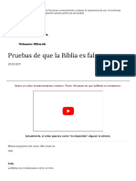 Pruebas de Que La Biblia Es Falsa :: ElHorror