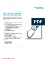 Detector - Doppler Fetal JPR Inc JFD-100B - SHD3001