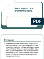 Materi 3. Persepsi Dan Kognisi Sosial