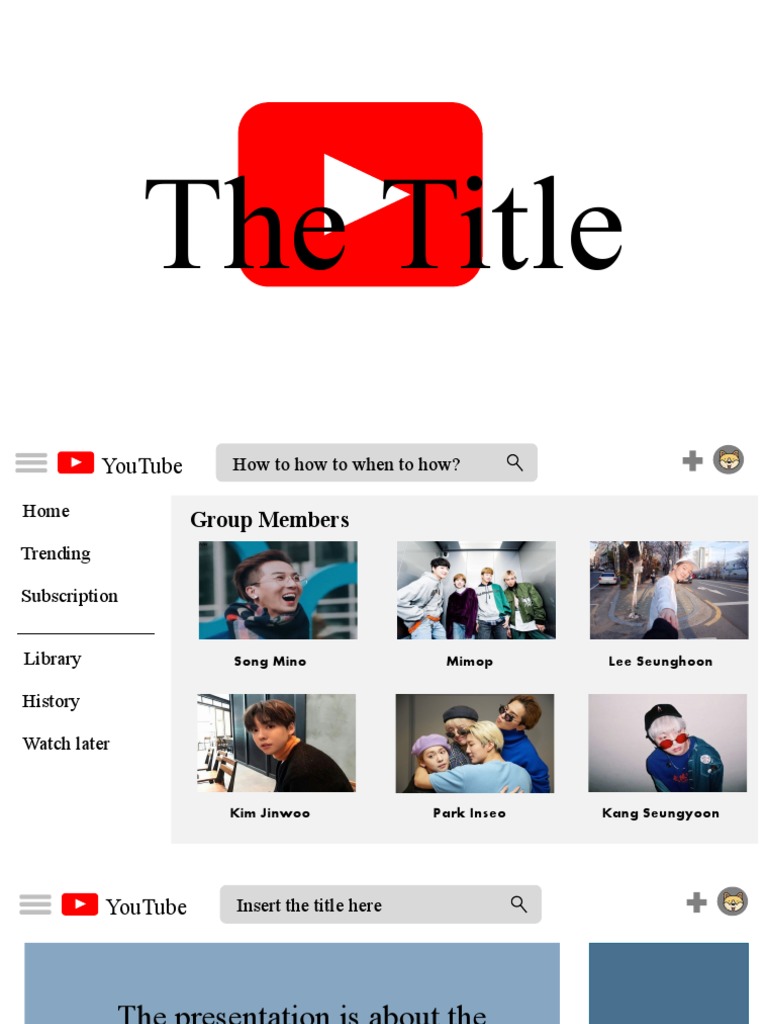 Youtube Template | PDF