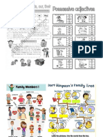 Possesive Adjective and Family