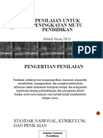 Penilaian Dan Peningkatan Mutu Pendidikan