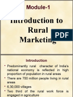 Introduction To Rural Marketing: Module-1