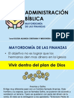 Administración Biblica (Finanzas)