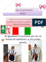 Adiós Mi Primaria