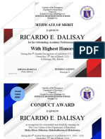 Award Certificates (Elegant)