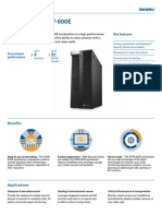 Streamvault 501e Workstation Datasheet