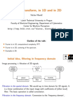 Fourier transform in 1D and 2D