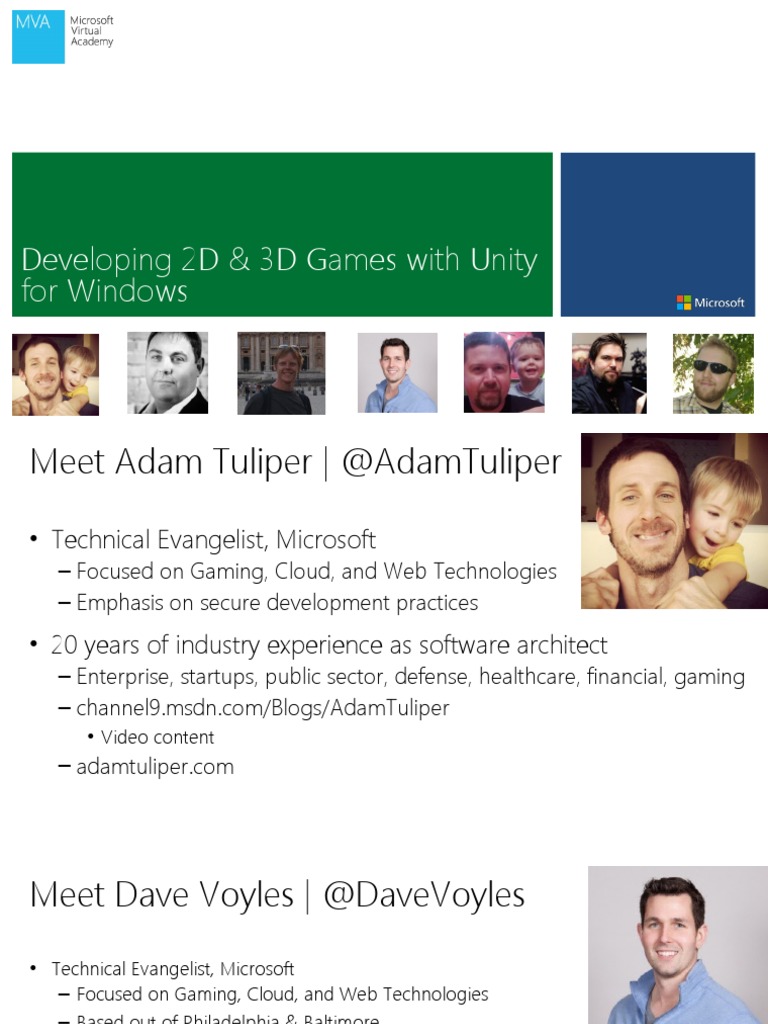 Module 1 - Intro and Architecture | PDF | Unity (Game Engine ...
