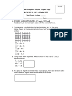 A6966 3rd Grade Math Quiz 1 II Partial 2021