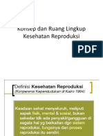 Konsep Dan Ruang Lingkup Kesehatan Reproduksi