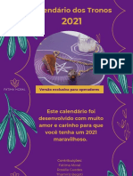 Calendario Dos Tronos - Operadores - V2