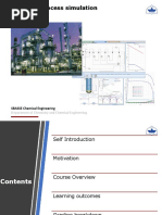 Chemical Process Simulations CHE 312 Lec 1
