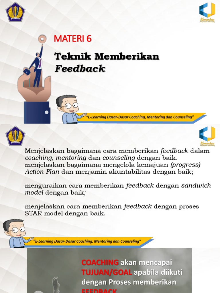 Teknik Efektif Memberikan Feedback | PDF | Bisnis | Pengembangan Diri