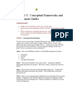 Class 5 Conceptual Frameworks and Assessment Guides: Announcements