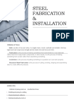 Steel Fabrication and Installation Literature