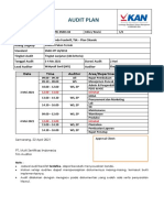 Audit Plan Smk3 PT Malindo Feedmill, TBK - Plant Cikande
