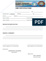 Home Visitation Form