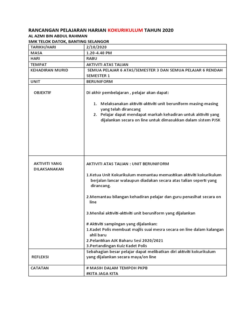 Contoh Rph Koko Pdf