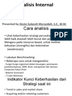 Cara Analisis: Presented by Desta Sulaesih Mursyidah, S.E., M.M