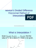 Interpolasi Newton