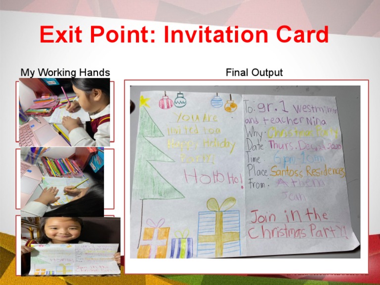 Exit Point Invitation Card Design | PDF