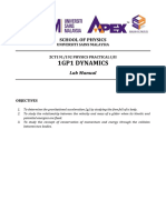 1GP1 Dynamics - Lab Manual