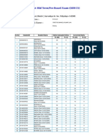 Award List Mid Term/Pre-Board Exam (2020-21) : Class & Section:-Teacher Id & Name: - Subject