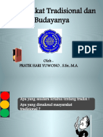 Masyarakat Tradisonal Dan Budayanya