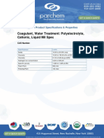 Polyelectrolyte Specific Gravity