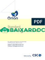 Orion Standard Training Manual