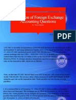 Collection of Foreign Exchange Accounting Questions