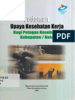 Pedoman Upaya Kesehatan Kerja Bagi Petugas Kesehatan