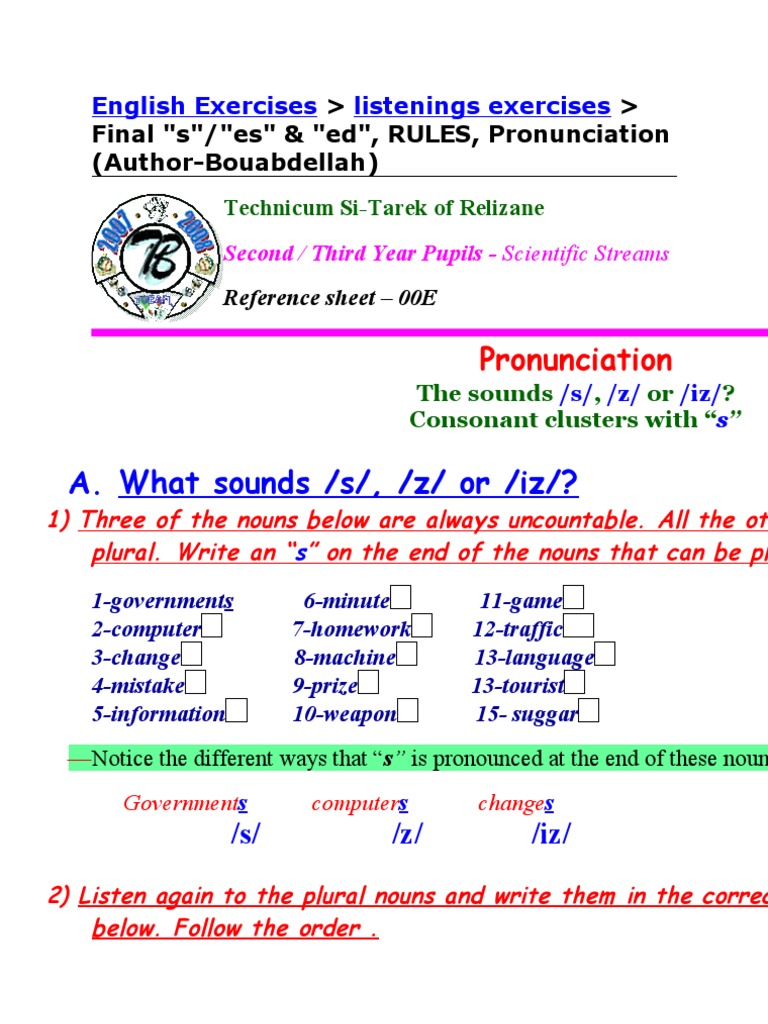 top 19 s pronunciation exercises pdf moi nhat 2022