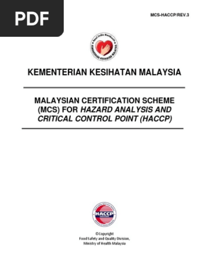 Kementerian Kesihatan Malaysia: Malaysian Certification Scheme 