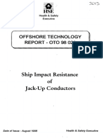 Oto98029 - Well Conductor Ship Impact Resistance