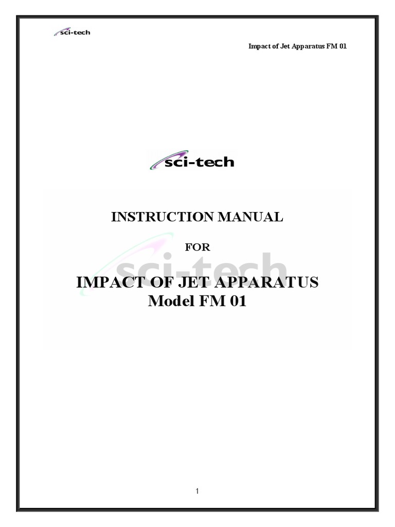 Impact of Jet Apparatus | PDF | Momentum | Newton's Laws Of Motion