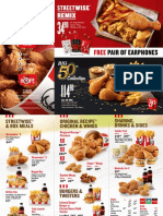 KFC January Delivery Leaflet